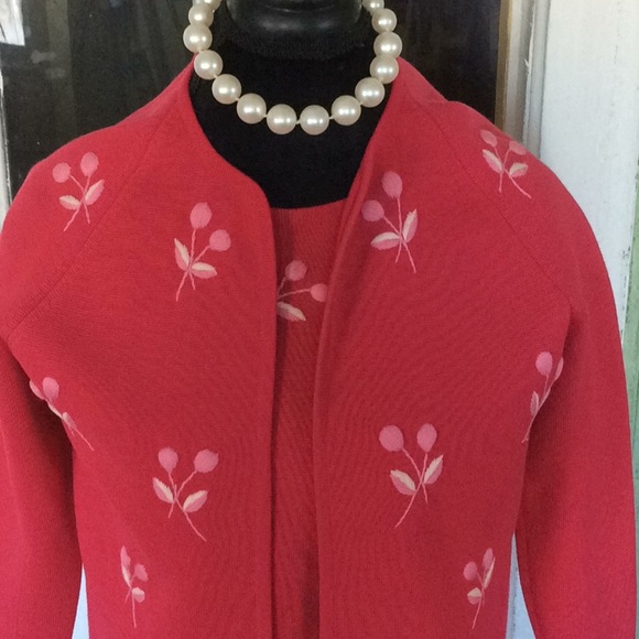 Vintage Fuchsia Two piece dress jacket PERFECT! - Picture 2 of 8